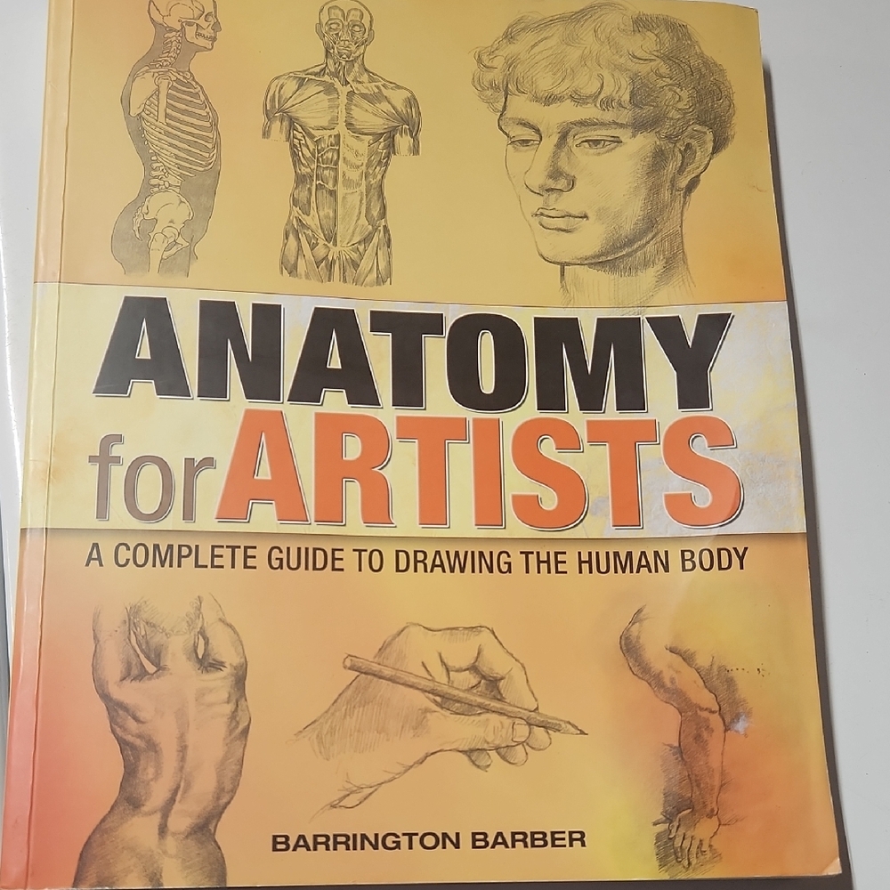 Anatomy for Artists Book - Orange Cover